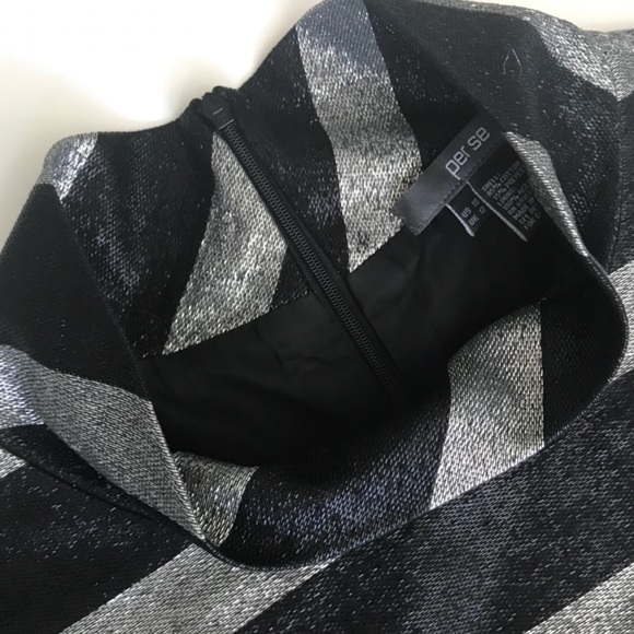 per se by Carlisle Silver Black Cocktail Dress - Picture 7 of 7